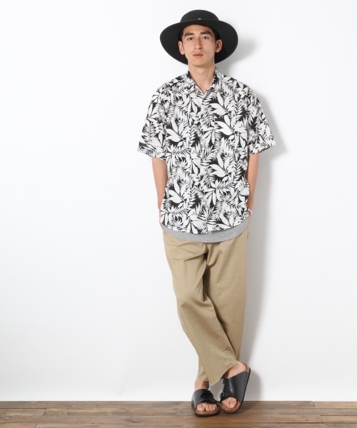 RAGEBLUE（レイジブルー）の「＜旬な着こなしが実現！＞シューレースチノワイドパンツ/761877（チノパンツ・メンズ・ブラック/ベージュ・LARGE/MEDIUM/SMALL）」の17枚目の写真