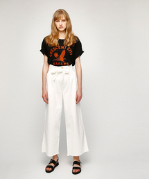 MOUSSY | HIGH WAIST WIDE PT(デニムパンツ)