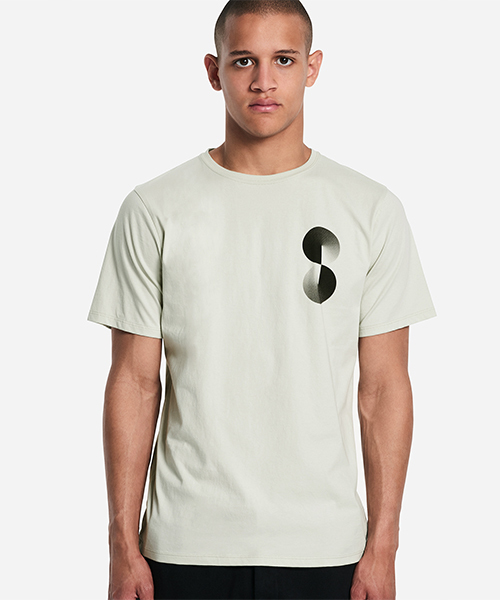 Saturdays NYC(サタデーズ ニューヨークシティ )の「Angle Gradient T-Shirt(Tシャツ/カットソー・メンズ・ホワイト/オリーブ・L/X-SMALL/M/X-LARGE/S)」の1枚目の写真