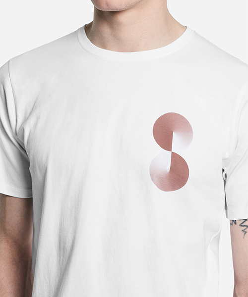 Saturdays NYC(サタデーズ ニューヨークシティ )の「Angle Gradient T-Shirt(Tシャツ/カットソー・メンズ・ホワイト/オリーブ・L/X-SMALL/M/X-LARGE/S)」の3枚目の写真