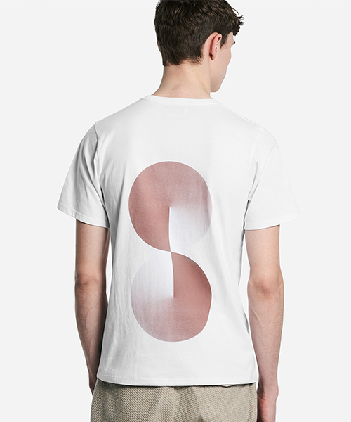 Saturdays NYC(サタデーズ ニューヨークシティ )の「Angle Gradient T-Shirt(Tシャツ/カットソー・メンズ・ホワイト/オリーブ・L/X-SMALL/M/X-LARGE/S)」の5枚目の写真