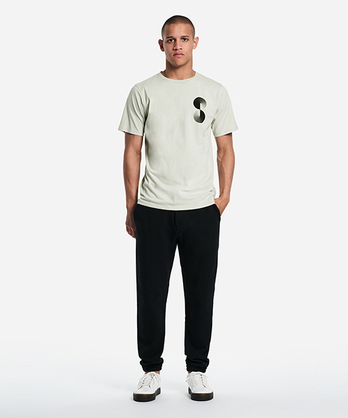 Saturdays NYC(サタデーズ ニューヨークシティ )の「Angle Gradient T-Shirt(Tシャツ/カットソー・メンズ・ホワイト/オリーブ・L/X-SMALL/M/X-LARGE/S)」の8枚目の写真