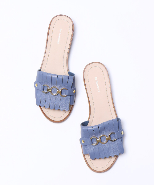 Au BANNISTER（オゥバニスター）の「【WEB別注】キルトミュール（サンダル・レディース・ホワイト/イエロー/ブルー・38/39/35/36/37）」の3枚目の写真