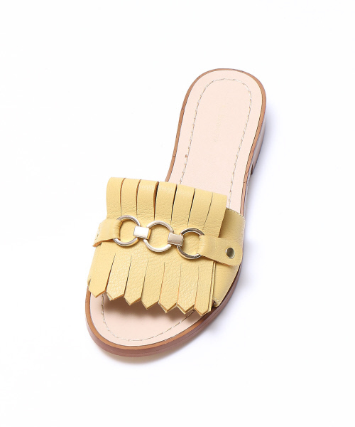 Au BANNISTER（オゥバニスター）の「【WEB別注】キルトミュール（サンダル・レディース・ホワイト/イエロー/ブルー・38/39/35/36/37）」の6枚目の写真