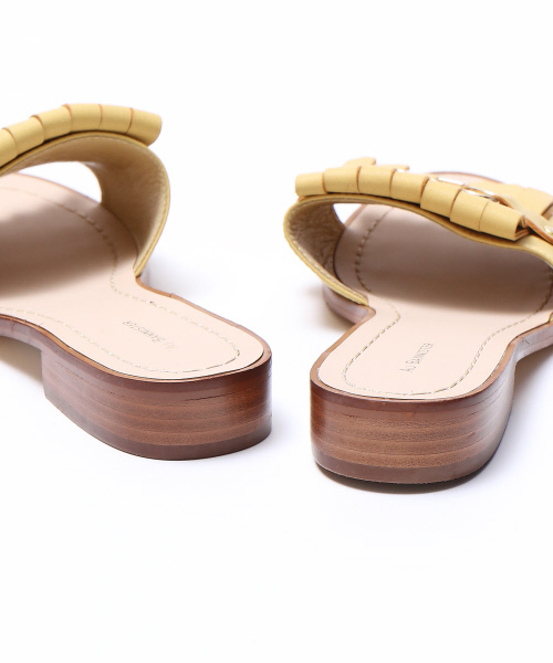 Au BANNISTER（オゥバニスター）の「【WEB別注】キルトミュール（サンダル・レディース・ホワイト/イエロー/ブルー・38/39/35/36/37）」の8枚目の写真