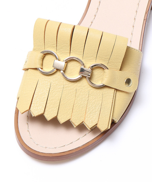 Au BANNISTER（オゥバニスター）の「【WEB別注】キルトミュール（サンダル・レディース・ホワイト/イエロー/ブルー・38/39/35/36/37）」の10枚目の写真