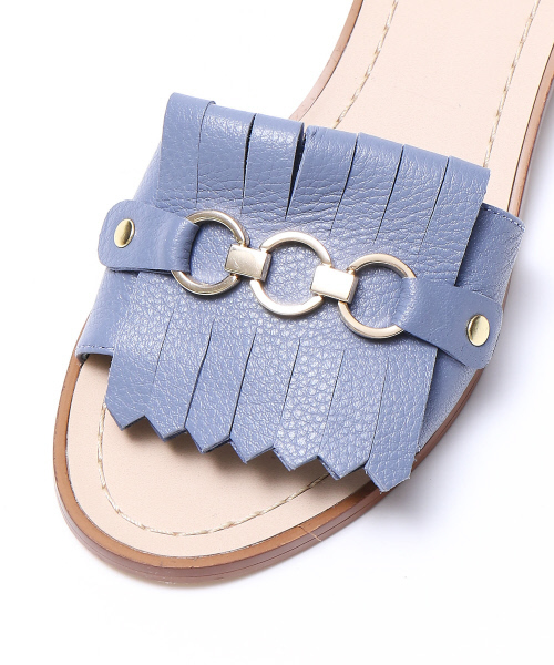 Au BANNISTER（オゥバニスター）の「【WEB別注】キルトミュール（サンダル・レディース・ホワイト/イエロー/ブルー・38/39/35/36/37）」の12枚目の写真