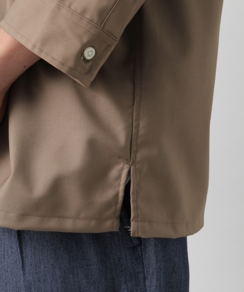 RAGEBLUE（レイジブルー）の「TRBIGシャツ7分袖/794792（シャツ/ブラウス・メンズ・ベージュ/ネイビー/グレー・LARGE/SMALL/MEDIUM）」の7枚目の写真