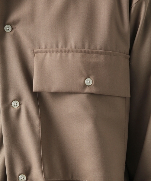 RAGEBLUE（レイジブルー）の「TRBIGシャツ7分袖/794792（シャツ/ブラウス・メンズ・ベージュ/ネイビー/グレー・LARGE/SMALL/MEDIUM）」の14枚目の写真