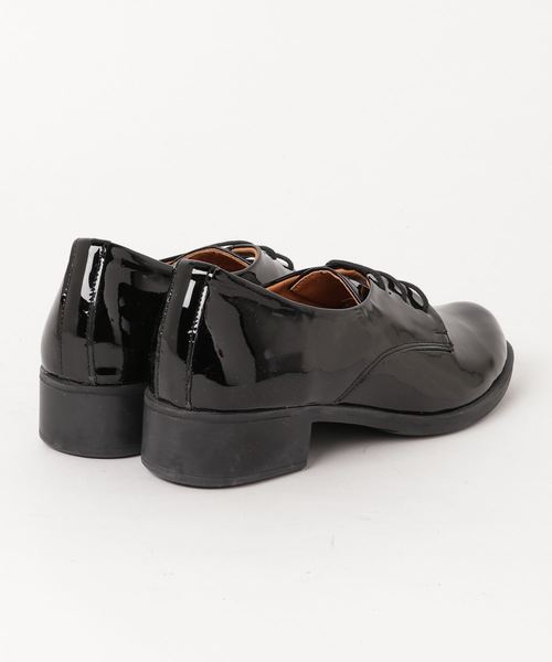 YOSUKE（ヨースケ）の「「YOSUKE/ヨースケ」レースアップレザーマニッシュ（ドレスシューズ・レディース・ブラック/シルバー/クリアブラック・23/24/25/24.5/23.5）」の5枚目の写真