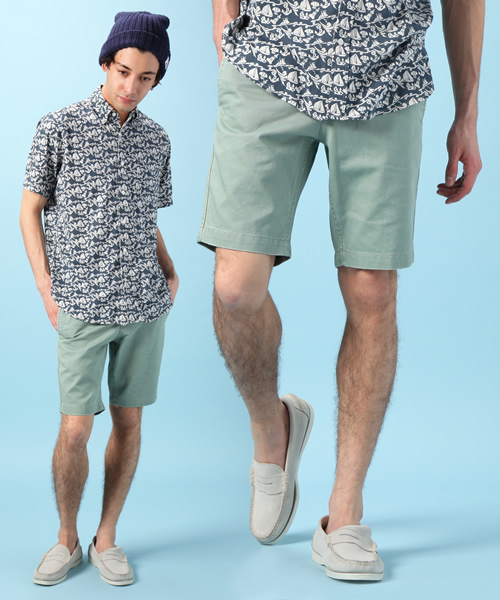 coen（コーエン）の「カリフォルニアチノショーツ（チノパンツ・メンズ・Beige/Navy/White/LT.Blue/DK.Grn/Orange・X-SMALL/SMALL/MEDIUM/LARGE/X-LARGE/XX-LARGE）」の5枚目の写真