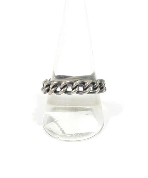 UNKNOWN.（アンノウン）の「【UNKNOWN. 】CHAIN(S)　SLV U031（リング・レディース・ブラック・SMALL/X-SMALL）」の6枚目の写真