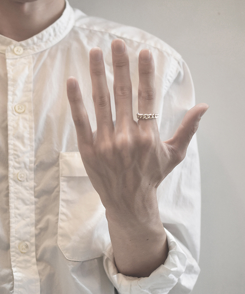 UNKNOWN.（アンノウン）の「【UNKNOWN. 】CHAIN(S)　SLV U031（リング・レディース・ブラック・SMALL/X-SMALL）」の5枚目の写真