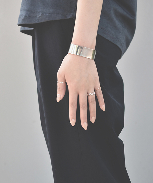 UNKNOWN.（アンノウン）の「【UNKNOWN. 】CHAIN(S)　SLV U031（リング・レディース・ブラック・SMALL/X-SMALL）」の4枚目の写真