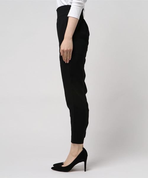EGOIST（エゴイスト）の「アシメスタイルミックスパンツ（その他パンツ・レディース・ブラック/オレンジ・SMALL/MEDIUM）」の3枚目の写真