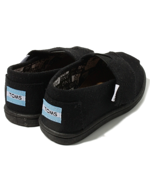 TOMS（トムス）の「トムス ベビー キッズ タイニー クラシック 2013 TOMS BABY CLASSICS（ベビーシューズ/ベビーソックス・キッズ・ブラック/レッド/ピンク/ネイビー・12cm/13cm/14cm/15cm）」の7枚目の写真