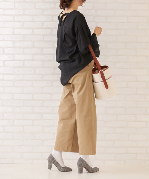 menue(メヌエ)の「チャンキーヒール ポインテッドトゥ ハイヒール パンプス(パンプス・レディース・チェック/グレイッシュベージュ/ブラック系その他/エンジ/ブラック/ブラック系その他2・21.5cm/25cm/25.5cm/24.5cm/24cm/23cm/26.0cm/22cm/23.5cm/22.5cm)」の11枚目の写真