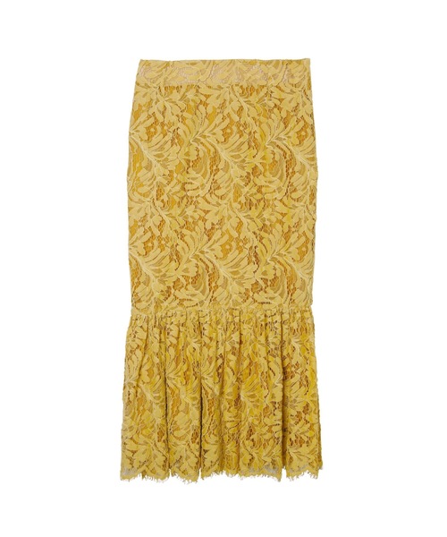 EIMY ISTOIRE（エイミーイストワール）の「レースマーメイドスカート（スカート・レディース・ブラック/グリーン/マスタード/ピンク・SMALL/MEDIUM）」の4枚目の写真