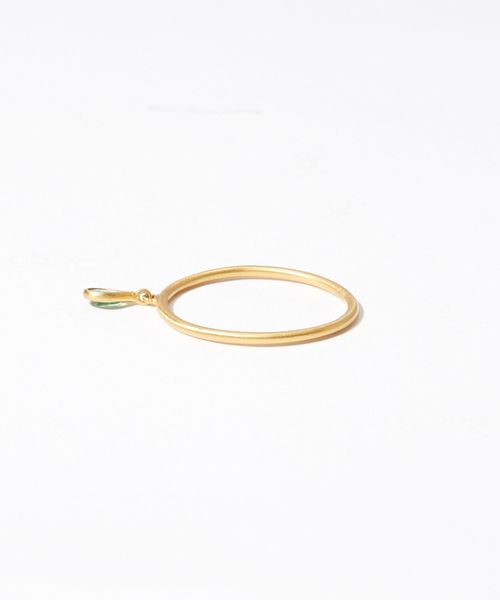 【中古美品】アルティーダウード K10 eden ペアシェイプエメラルドリング eden] K10 ペアシェイプ エメラルド リング｜ARTIDA OUD（アルティーダ