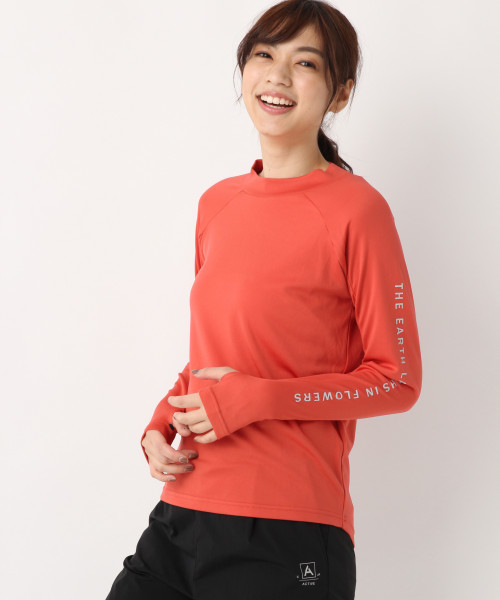 GLOBAL WORK(グローバルワーク)の「【ACTIVE】ドライタートル長袖T Women/805624(Tシャツ/カットソー・レディース・ブラック/グレー/レッド・MEDIUM/LARGE)」の3枚目の写真