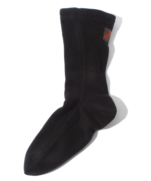 SHIPS JET BLUE（シップスジェットブルー）の「ACORN：フリース　ソックス(ソリッド)（ソックス/靴下・メンズ・チャコールグレー/ブラック/ブルー・ONE SIZE）」の2枚目の写真