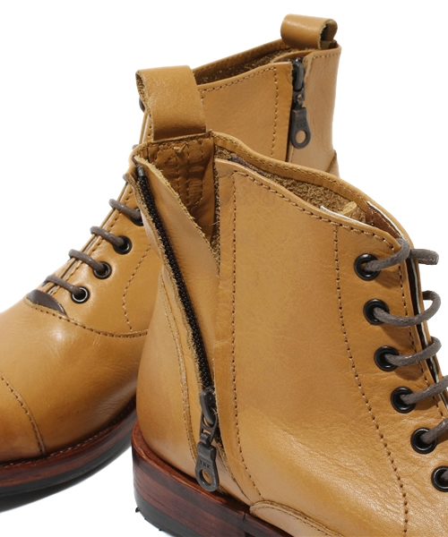 MORGAN HOMME(モルガンオム)の「ワーカー イン ウイング(ブーツ・メンズ・タン/ブラック/ブラウン・SMALL/MEDIUM/LARGE)」の9枚目の写真