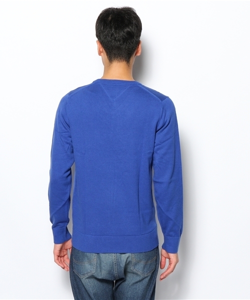 TOMMY HILFIGER（トミーヒルフィガー）の「13FH-PACIFIC V-NECK SWEATER（ニット/セーター・メンズ・ホワイト/ブラック/グレー/グリーン/ブルー/ネイビー/イエロー/レッド/オレンジ/ダークグレー・SMALL/MEDIUM/LARGE/X-LARGE）」の13枚目の写真