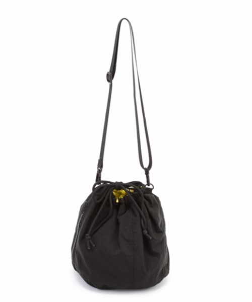 CONTROL FREAK / CTFK（コントロールフリーク）の「ナイロンミリタリー巾着（ショルダーバッグ・レディース・ブラック/カーキ/パープル・FREE）」の2枚目の写真