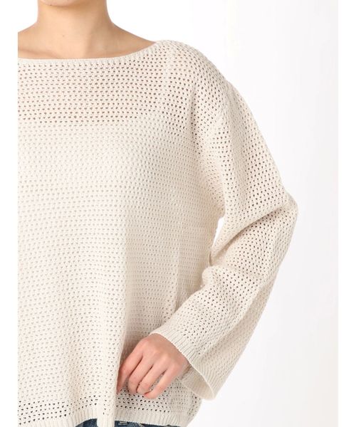 Ungrid(アングリッド)の「ルーズショートニット(ニット/セーター・レディース・オリーブ/アイボリー・FREE)」の10枚目の写真
