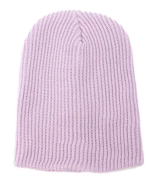 mystic（ミスティック）の「ニットキャップ（ニットキャップ/ビーニー・レディース・ブラック/チャコールグレー/その他1/その他/ラベンダー/サックスブルー/オフホワイト・ﾌﾘ-）」の5枚目の写真