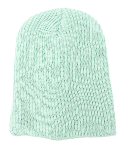 mystic（ミスティック）の「ニットキャップ（ニットキャップ/ビーニー・レディース・ブラック/チャコールグレー/その他1/その他/ラベンダー/サックスブルー/オフホワイト・ﾌﾘ-）」の4枚目の写真