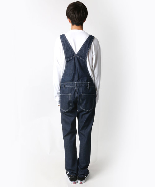 Lazar(ラザル)の「Denim Hickory Twill Overall/デニム ヒッコリー ツイル オーバーオール/ユニセックス対応(サロペット/オーバーオール・メンズ・ブラック/オフホワイト/サックスブルー/ストライプ/ワンウォッシュ/キャメル/オリーブ・S/M/L/LL)」の15枚目の写真