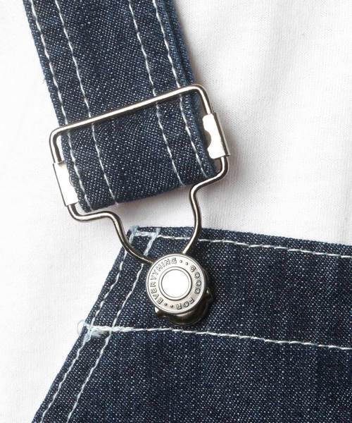 Lazar(ラザル)の「Denim Hickory Twill Overall/デニム ヒッコリー ツイル オーバーオール/ユニセックス対応(サロペット/オーバーオール・メンズ・ブラック/オフホワイト/サックスブルー/ストライプ/ワンウォッシュ/キャメル/オリーブ・S/M/L/LL)」の17枚目の写真