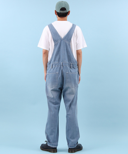 【セール】クラッシュ デニム オーバーオール（サロペット/オーバーオール）｜Beautiful Harmony（ビューティフルハーモニー）