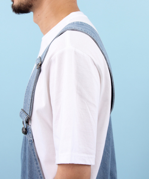 【セール】クラッシュ デニム オーバーオール（サロペット/オーバーオール）｜Beautiful Harmony（ビューティフルハーモニー）