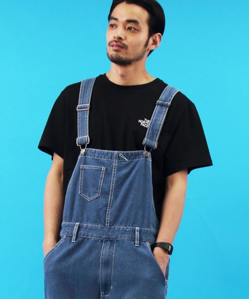 【セール】クラッシュ デニム オーバーオール（サロペット/オーバーオール）｜Beautiful Harmony（ビューティフルハーモニー）