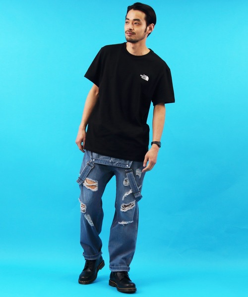 【セール】クラッシュ デニム オーバーオール（サロペット/オーバーオール）｜Beautiful Harmony（ビューティフルハーモニー）