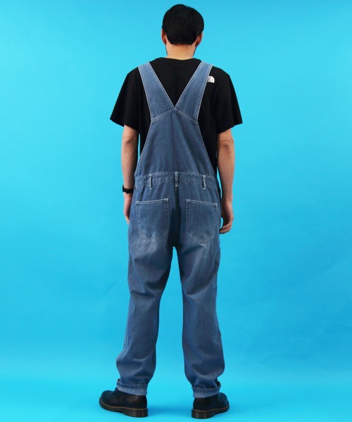 【セール】クラッシュ デニム オーバーオール（サロペット/オーバーオール）｜Beautiful Harmony（ビューティフルハーモニー）