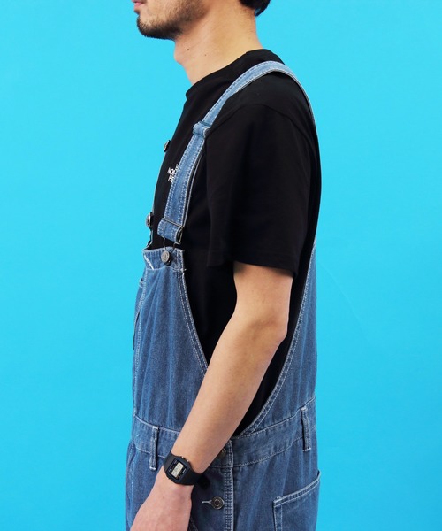 【セール】クラッシュ デニム オーバーオール（サロペット/オーバーオール）｜Beautiful Harmony（ビューティフルハーモニー）