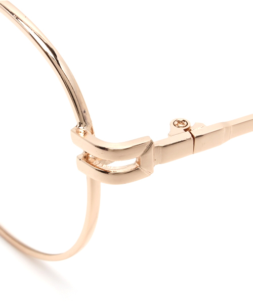 Kastane（カスタネ）の「【Kastane】丸めがね（メガネ・レディース・ゴールド/シルバー・FREE）」の6枚目の写真