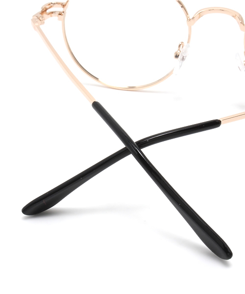 Kastane（カスタネ）の「【Kastane】丸めがね（メガネ・レディース・ゴールド/シルバー・FREE）」の3枚目の写真