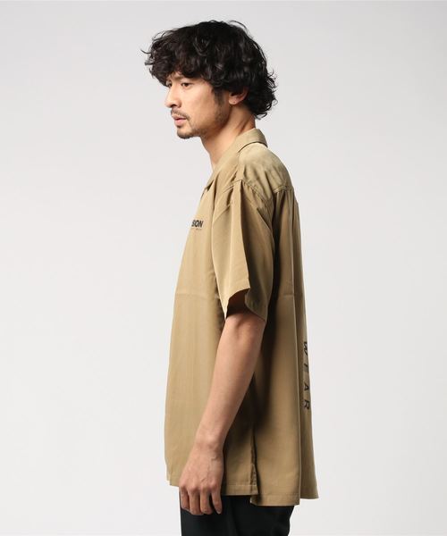 VISION STREET WEAR（ヴィジョンストリートウェア）の「【VISION】 ビジョン 開襟シャツ（シャツ/ブラウス・メンズ・ベージュ/ブラック/ブラウン/パープル・LL/L/M）」の7枚目の写真