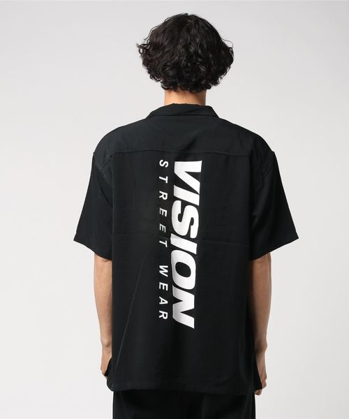VISION STREET WEAR（ヴィジョンストリートウェア）の「【VISION】 ビジョン 開襟シャツ（シャツ/ブラウス・メンズ・ベージュ/ブラック/ブラウン/パープル・LL/L/M）」の8枚目の写真