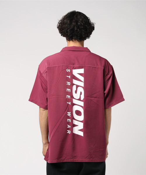 VISION STREET WEAR（ヴィジョンストリートウェア）の「【VISION】 ビジョン 開襟シャツ（シャツ/ブラウス・メンズ・ベージュ/ブラック/ブラウン/パープル・LL/L/M）」の5枚目の写真