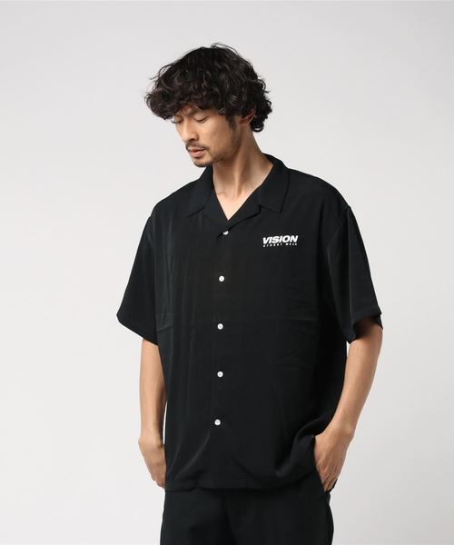 VISION STREET WEAR（ヴィジョンストリートウェア）の「【VISION】 ビジョン 開襟シャツ（シャツ/ブラウス・メンズ・ベージュ/ブラック/ブラウン/パープル・LL/L/M）」の13枚目の写真