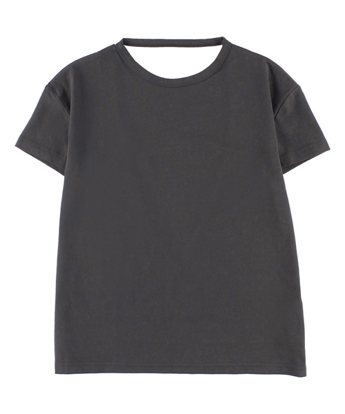 ALEXIA STAM - アリシアスタン　Tシャツ　チャコール ALEXIA STAM（アリシアスタン）の「Open Back Tee/オープンバックT