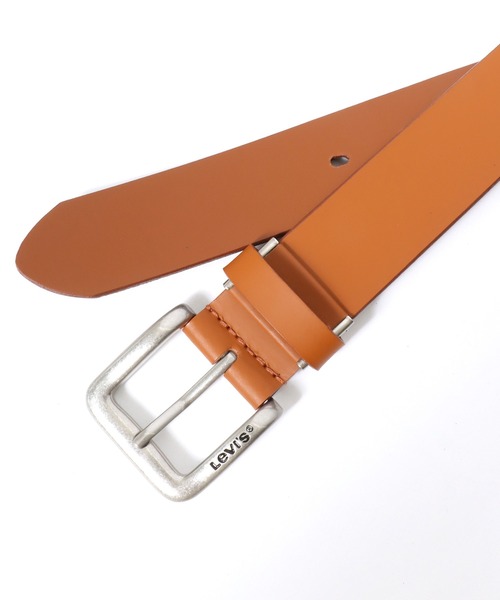 Levi's（リーバイス）の「Levi's/リーバイス Leather Belt/35mm 牛革 スクエアバックル レザーベルト/レディース メンズ（ベルト・メンズ・ブラック/ダークブラウン/ブラウン・FREE）」の17枚目の写真
