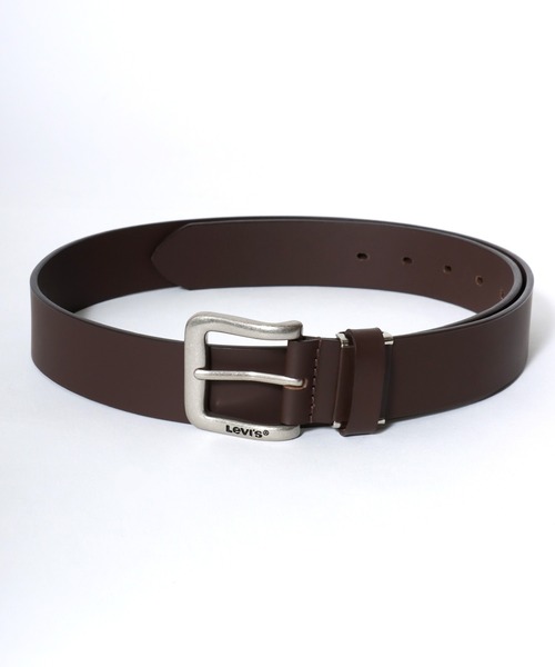 Levi's（リーバイス）の「Levi's/リーバイス Leather Belt/35mm 牛革 スクエアバックル レザーベルト/レディース メンズ（ベルト・メンズ・ブラック/ダークブラウン/ブラウン・FREE）」の6枚目の写真
