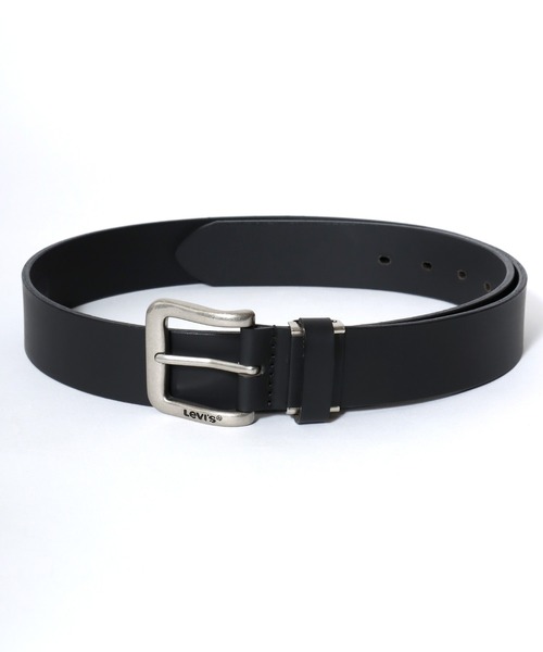 Levi's（リーバイス）の「Levi's/リーバイス Leather Belt/35mm 牛革 スクエアバックル レザーベルト/レディース メンズ（ベルト・メンズ・ブラック/ダークブラウン/ブラウン・FREE）」の4枚目の写真