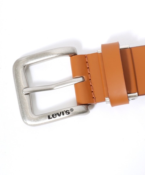 Levi's（リーバイス）の「Levi's/リーバイス Leather Belt/35mm 牛革 スクエアバックル レザーベルト/レディース メンズ（ベルト・メンズ・ブラック/ダークブラウン/ブラウン・FREE）」の10枚目の写真
